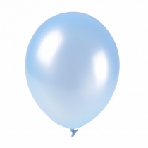 Kovinski baloni 28cm 100 kosov Nebesno modri